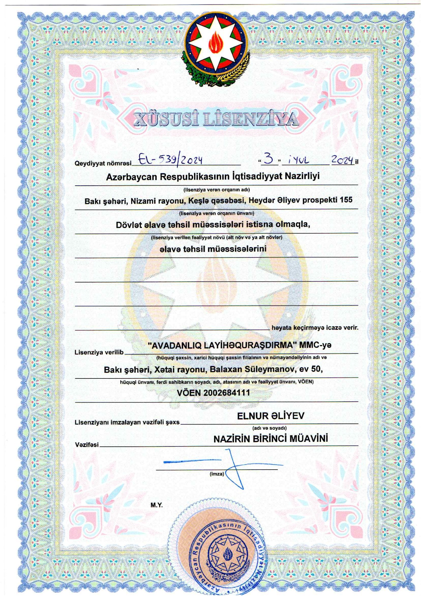 LİSENZİYALAR